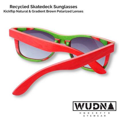 Skatedeck Sunglasses - Bluntside Red