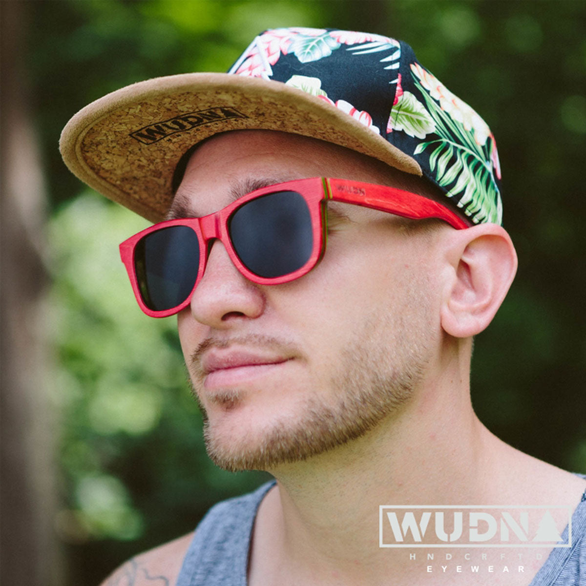 Skatedeck Sunglasses - Bluntside Red