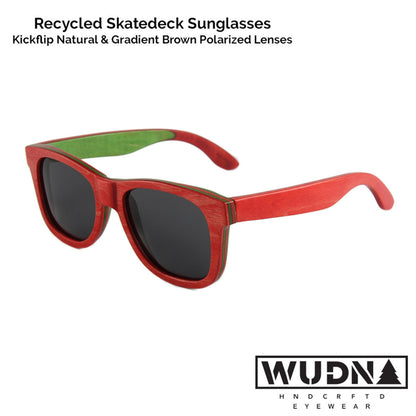 Skatedeck Sunglasses - Bluntside Red
