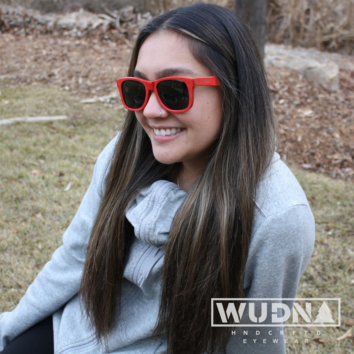Skatedeck Sunglasses - Bluntside Red