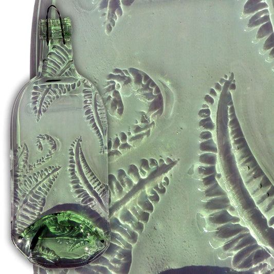 Wine Bottle Cheese Board - Ferns