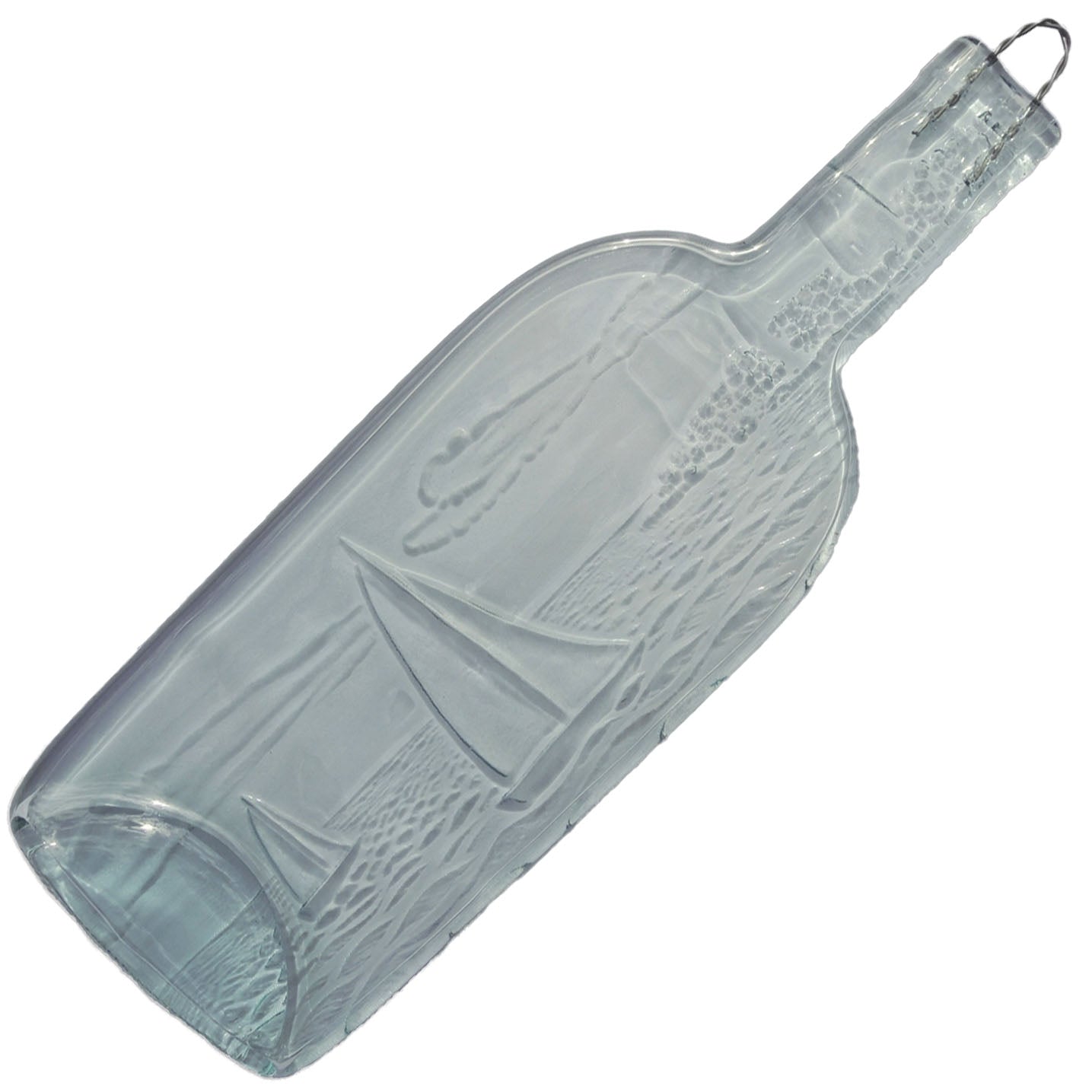 Wine Bottle Cheese Board - Sailboat
