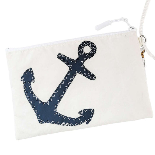 Sailcloth Wristlet - Anchor
