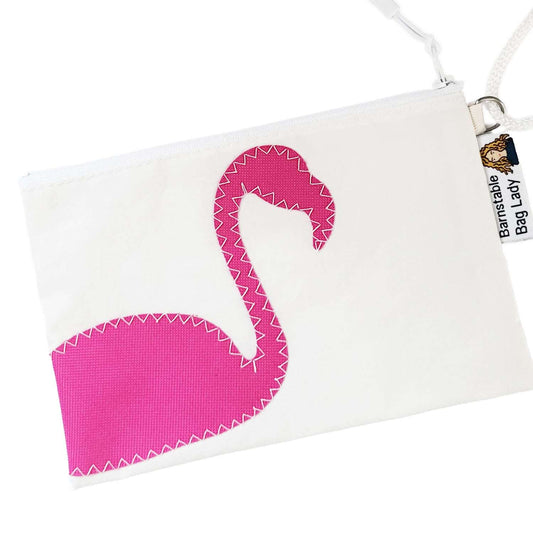 Sailcloth Wristlet - Flamingo