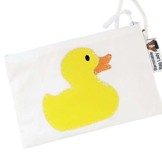 Sailcloth Wristlet - Rubber Duckie