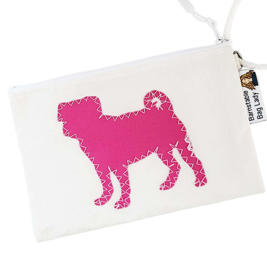 Sailcloth Wristlet - Pug