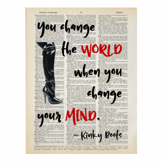 Vintage Book Page Print - Kinky Boots