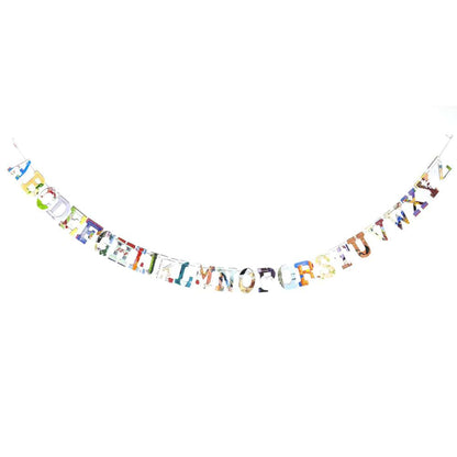 Baby Board Book Alphabet Garland Kit