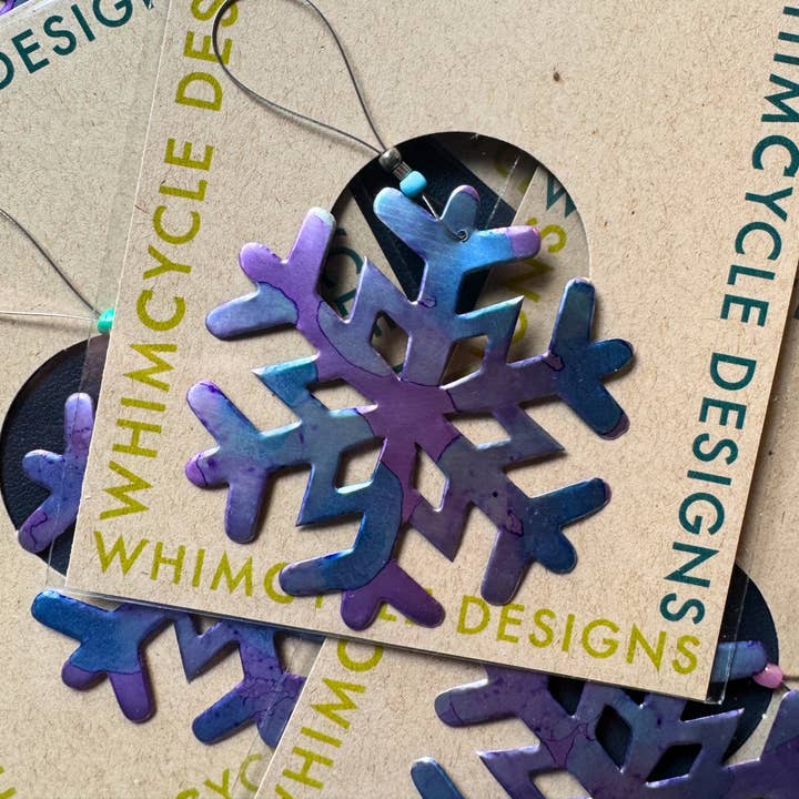 Aluminum Can Ornament - Snowflake