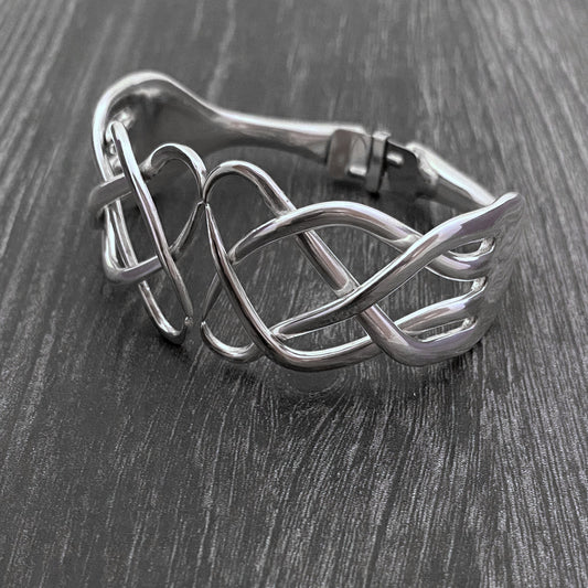 Double Fork Bracelet - Celtic Knot