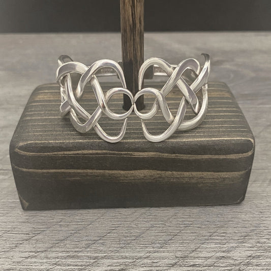 Double Fork Bracelet - Celtic Weave