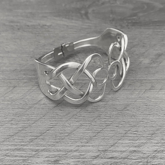 Double Fork Bracelet - Celtic Weave