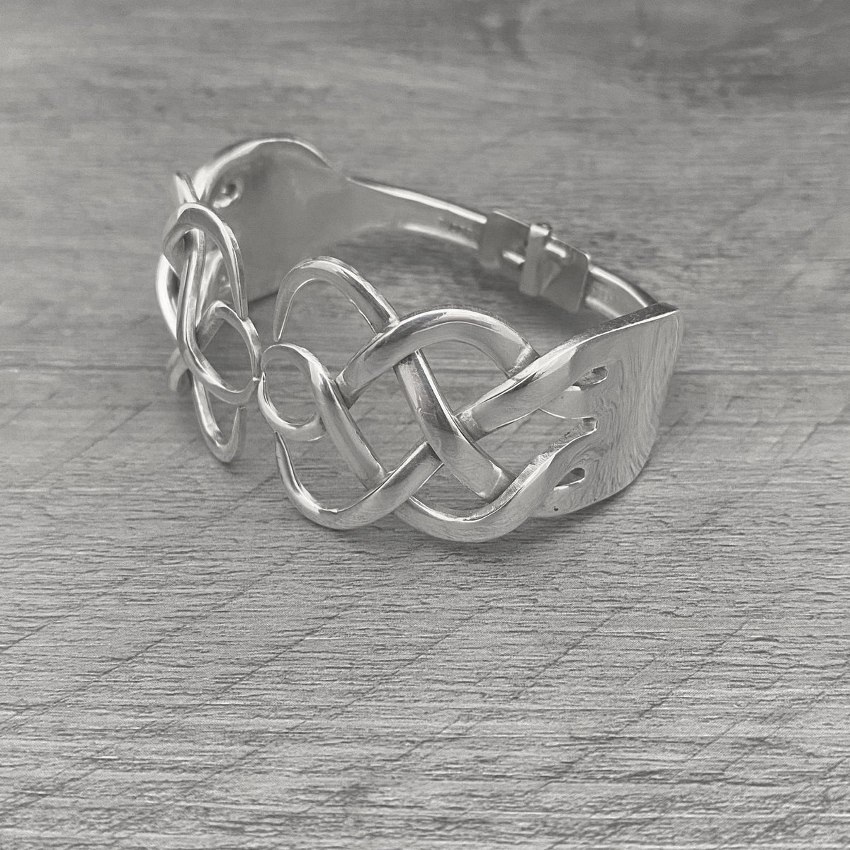 Double Fork Bracelet - Celtic Weave