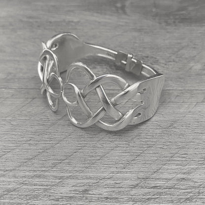 Double Fork Bracelet - Celtic Weave