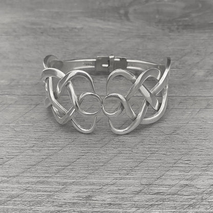 Double Fork Bracelet - Celtic Weave