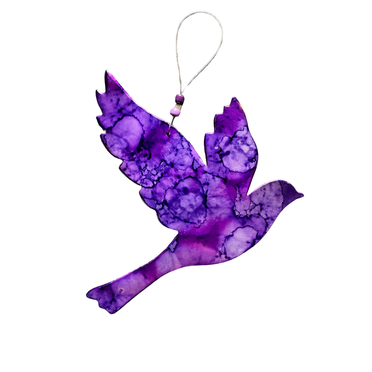 Aluminum Can Ornament - Dove