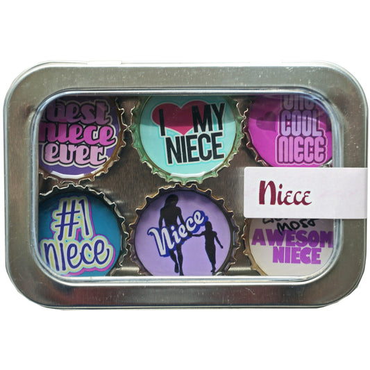 Bottle Cap Magnets - Niece