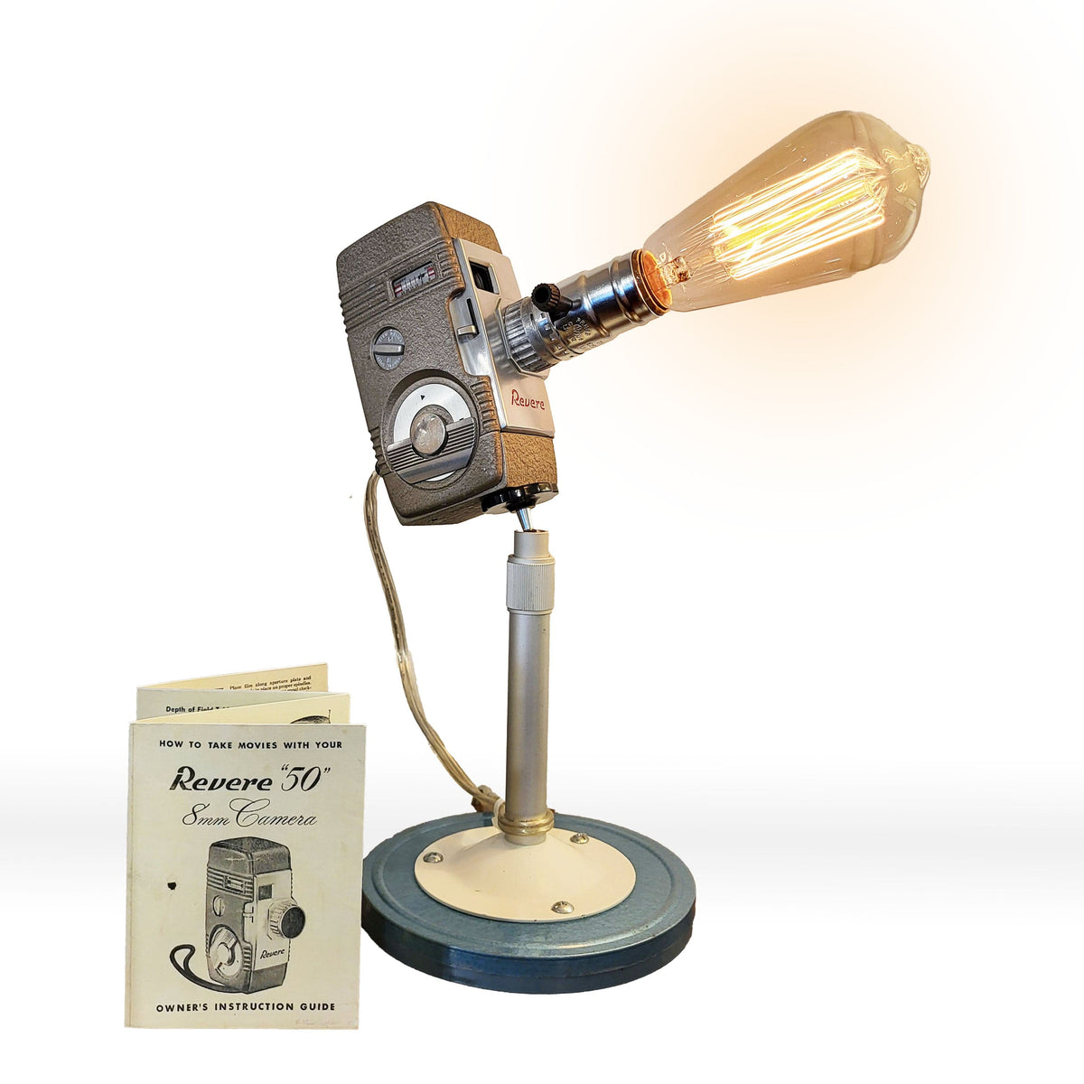 8mm Movie Camera Lamp - Revere Eight Model 50