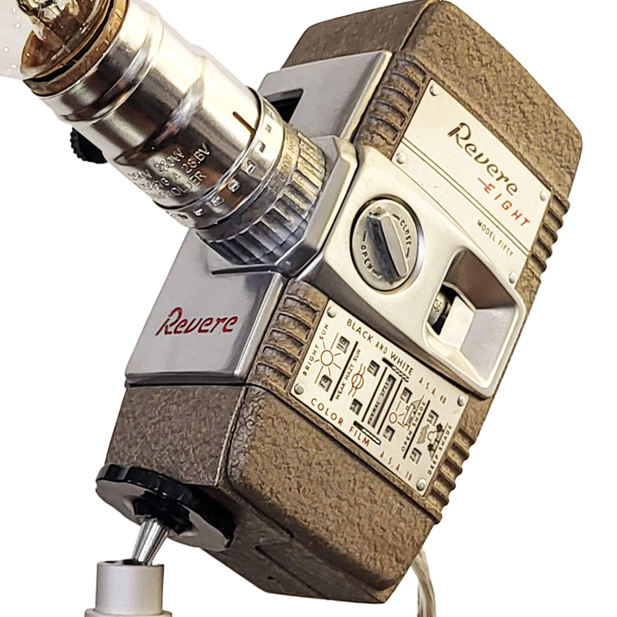 8mm Movie Camera Lamp - Revere Eight Model 50
