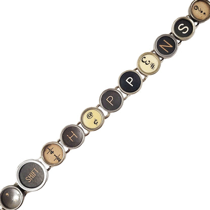 Typewriter Key Bracelet - [SHIFT] HAPPENS