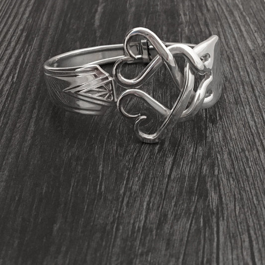 Fork Bracelet - Weaving Hearts