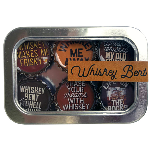 Bottle Cap Magnets - Whisky Bent